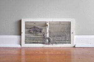 clogged air vents