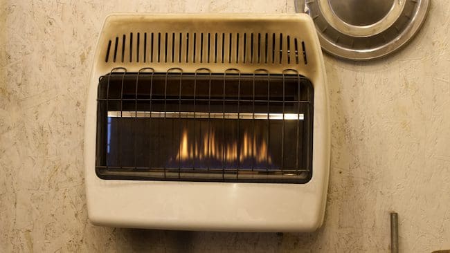 A Vent-Free Propane Heater in Action