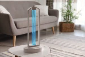 UV light for air purification