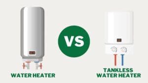 water heater vs tankless water heater